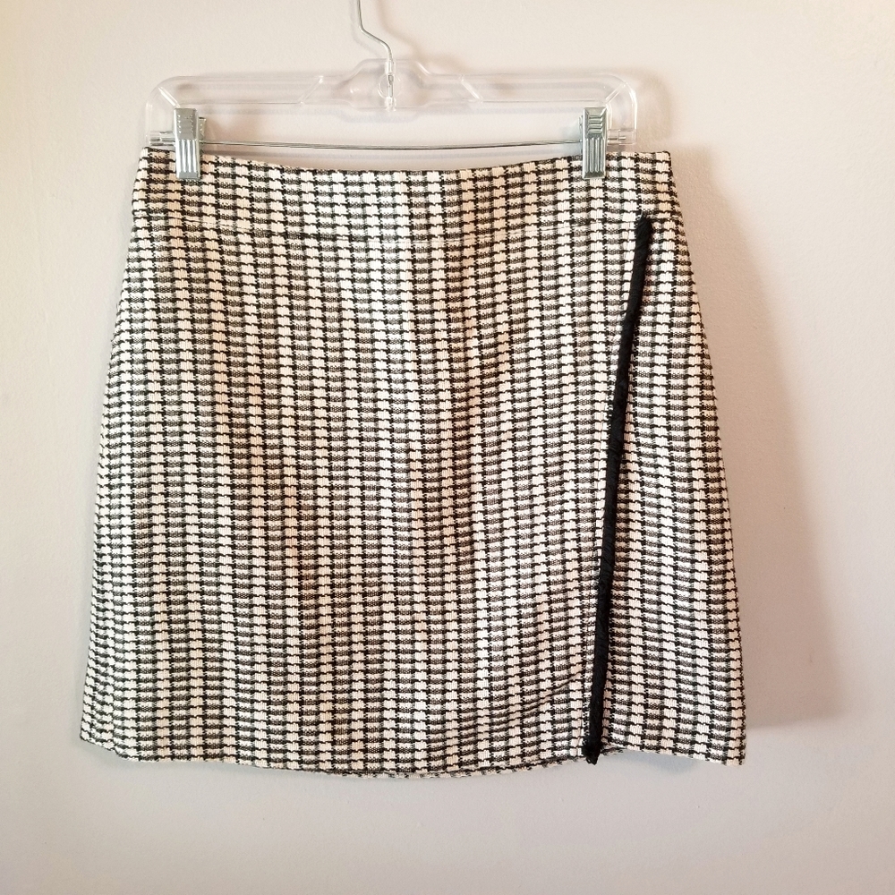 J. Crew Tweed Light Pink Mini Skirt